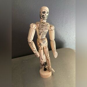 Kurio SK  Miniature Artists’ Mannequin - Hand Inked w: Human Skeleton - Posable